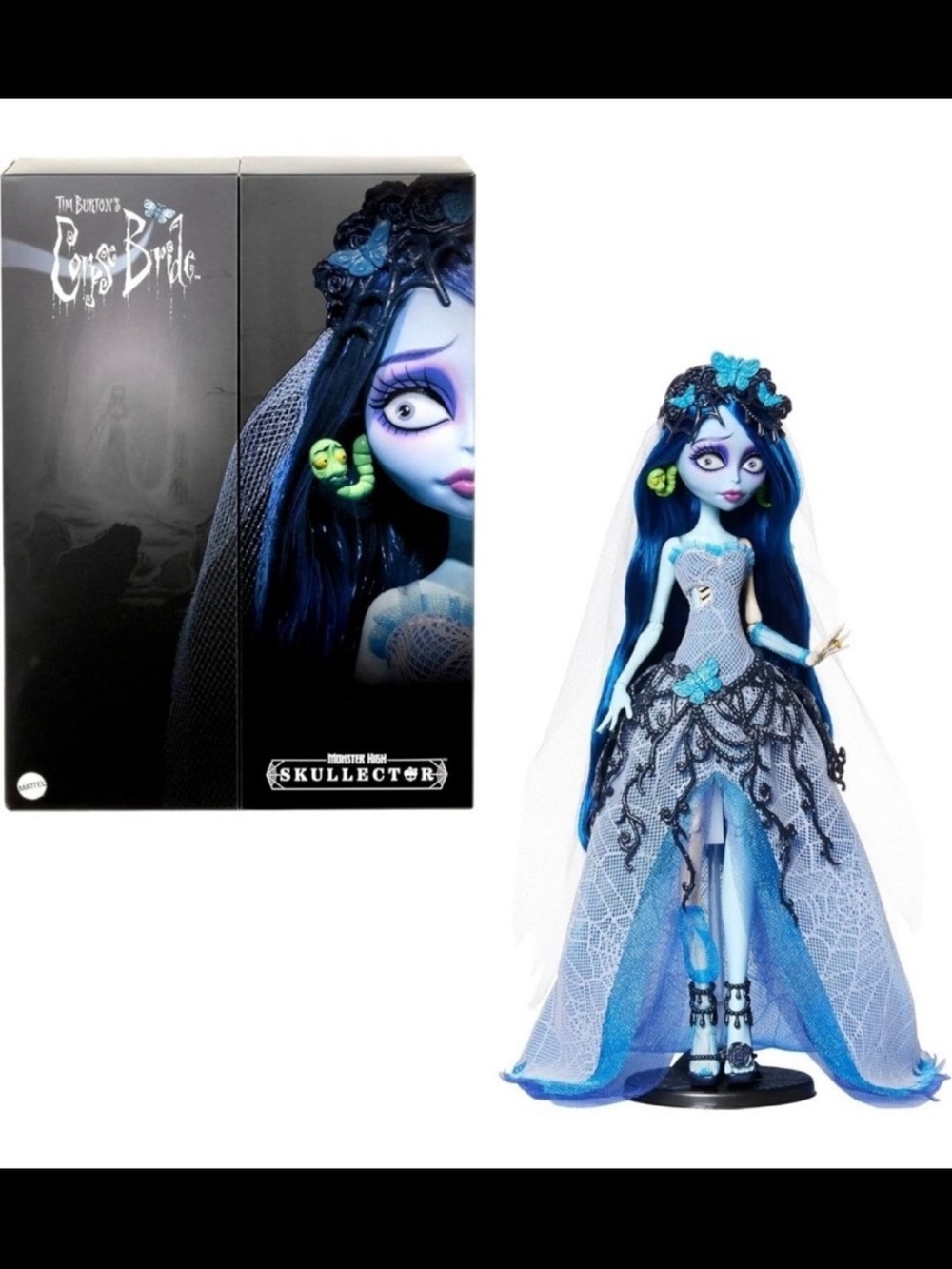 Monster High Skullector Emily Doll Tim Burton's Corpse Bride